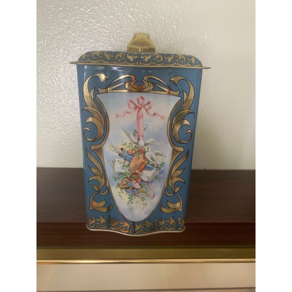 English Angel Biscuit Storage Tin - Picture 4 of 10